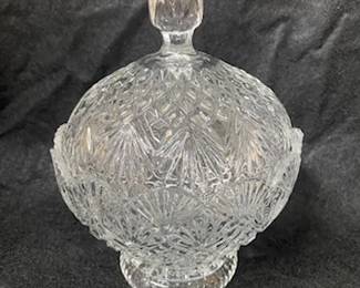 Imperial Slovakia Crystal Candy Dish