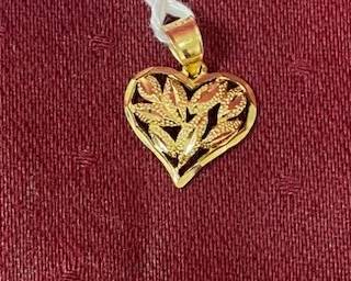 14 KT Heart Pendant - 1.0 Grams