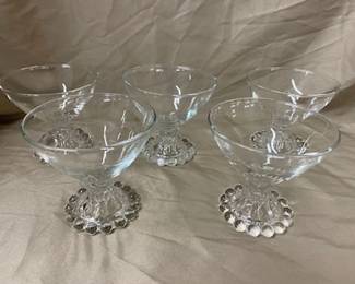 5-Anchor Hocking Boopie Dessert Glasses