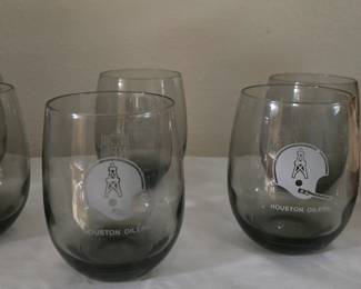Set of 6 vtg Houston Oilers