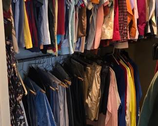 Plenty of men's clothes