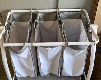 Laundry Baskets on Rolling Stand