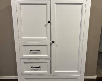 Armoire, Soft-Touch Drawers & Bottom Drawer Cedar-Lined