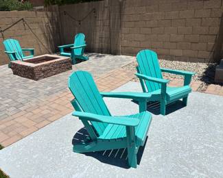 4-Wood Adirondack Chairs