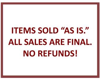 FabFindsAdSignItems Sold As Is