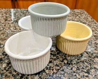 (4) Dansk Custard Cups
