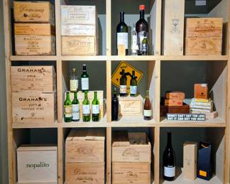 Wooden Wine Crates - Gaja, Penfolds, Dominus, Shafer Hillside, Palmer, to name a few.