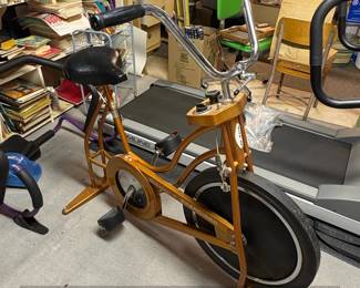Vintage Schwinn Exerciser Stationary Bike  Coppertone