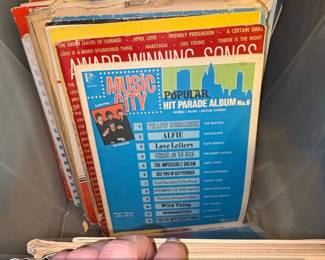 Collection of Vintage Sheet Music and Piano Songbooks fourth image