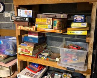 vintage games Perfection scrabble monopoly 