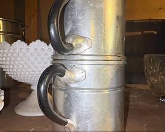Vintage Aluminum Neapolitan Flip Drip Coffee Maker third image