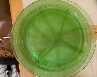 Uranium glass plates