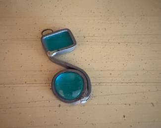Handmade Stained Glass Music Note Pendant