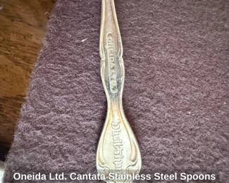 Oneida Ltd. Cantata Stainless Steel Spoons second image