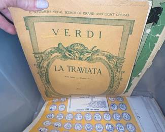 G. Schirmers Vocal Score of Verdis La Traviata