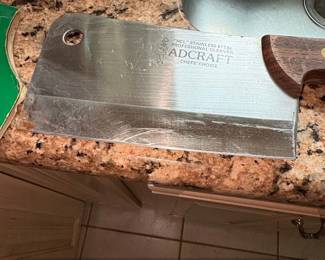 Adcraft HCL Professional Stainless Steel Cleaver second image