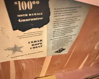 Vintage CaswellRunyan Cedar Hope Chest second image