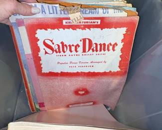 Collection of Vintage Piano Sheet Music sixth image