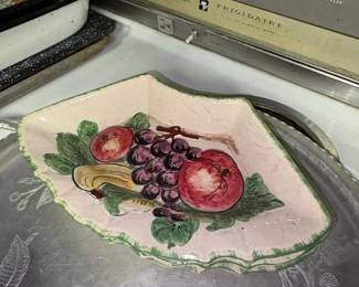 Italian Majolica HandPainted Fruit Bowl third image