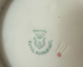 Royal Rudolstadt Prussia Handled Floral Dish second image