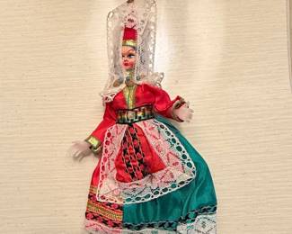 Vintage Greek Folk Costume Doll
