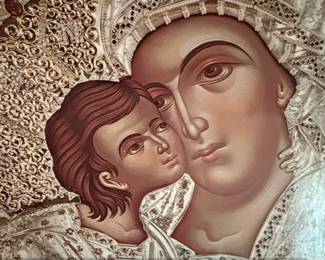 Vintage Our Lady of America Religious Icon  second image