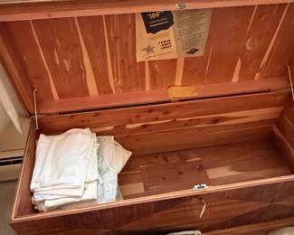 Vintage CaswellRunyan Cedar Hope Chest