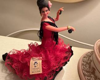 Vintage Marin Chiclana Flamenco Dancer Doll