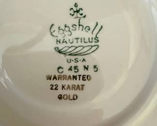 Homer Laughlin Eggshell Nautilus Floral China Set third image