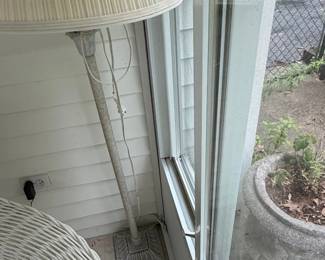 Vintage Pleated Shade Floor Lamp