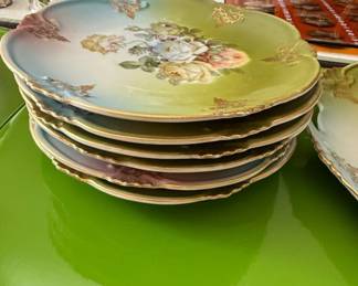 Schumann Bavaria Hand Painted Floral Plates third image