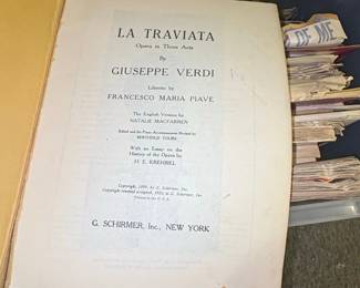 G. Schirmers Vocal Score of Verdis La Traviata third image
