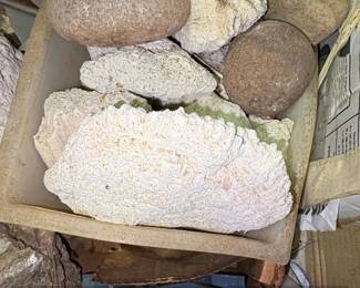 Collection of Decorative Aquarium Rocks and Coral Pieces second image
