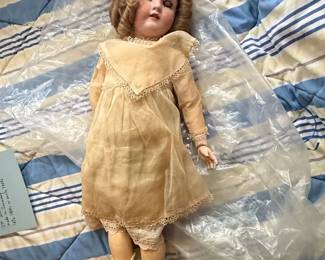 Antique German Walkre Bisque Doll