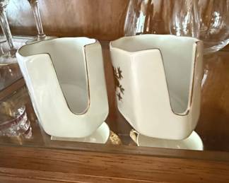 Andrea by Sadek Porcelain Spoon Rests Set of  second image