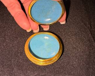 Vintage Chinese Cloisonn Enamel Pill Box second image