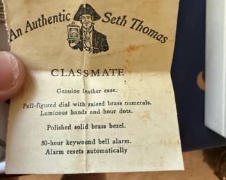 Authentic Seth Thomas clock