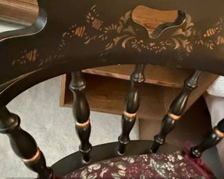 Vintage Nichols  Stone Stenciled SpindleBack Chair second image