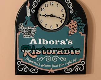 Alboras Ristorante Personalized Decorative Wall Clock