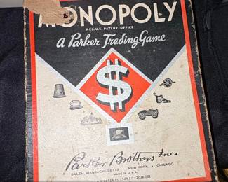 Vintage Parker Brothers Monopoly Game  Edition