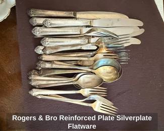 Rogers  Bro Reinforced Plate Silverplate Flatware