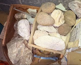 Collection of Decorative Aquarium Rocks and Coral Pieces