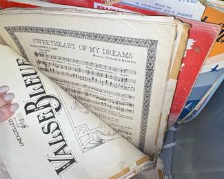Collection of Vintage Piano Sheet Music fifth image