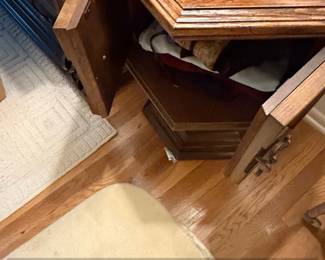 Vintage Thomasville Furniture Flamenco Collection Hexagonal Accent Storage End Table third image