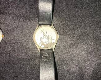 Vintage Skyline Dial Quartz Wristwatch
