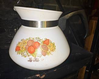 Corning Ware P Cup Teapot Spice of Life Le Th