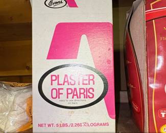 Vintage Evans Home  Hobby Plaster of Paris  lbs