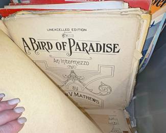 Collection of Vintage Piano Sheet Music third image