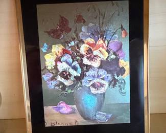 Simone Lalanne Bascle Floral Still Life Painting