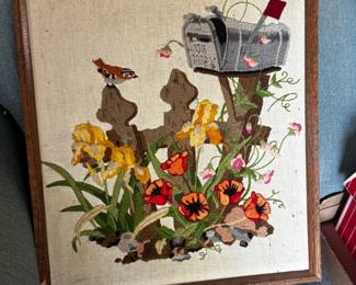 Vintage needle point